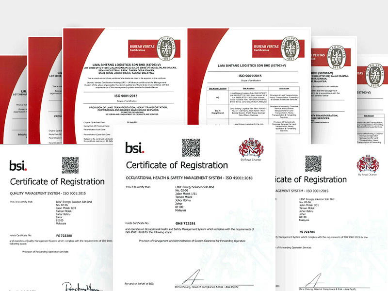 Certifications